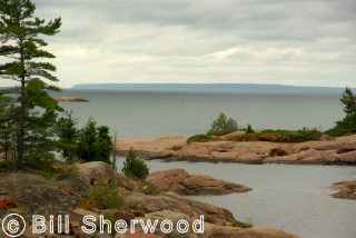 Killarney Park - mouth of Chikanishing River into Georgian Bay